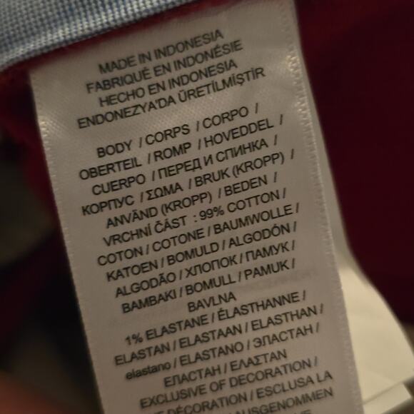 Polo Ralph Lauren Men's Stretch Straight Fit RED Corduroy Pants 38 x 32 NWT - Picture 14 of 15